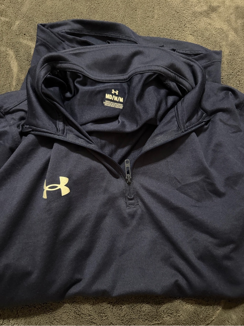 Under Armour Men’s Navy Half-Zip Performance Pullover